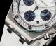 Swiss Replica Audemars Piguet Royal Oak White Chronograph Ladies 37MM Watch (6)_th.jpg